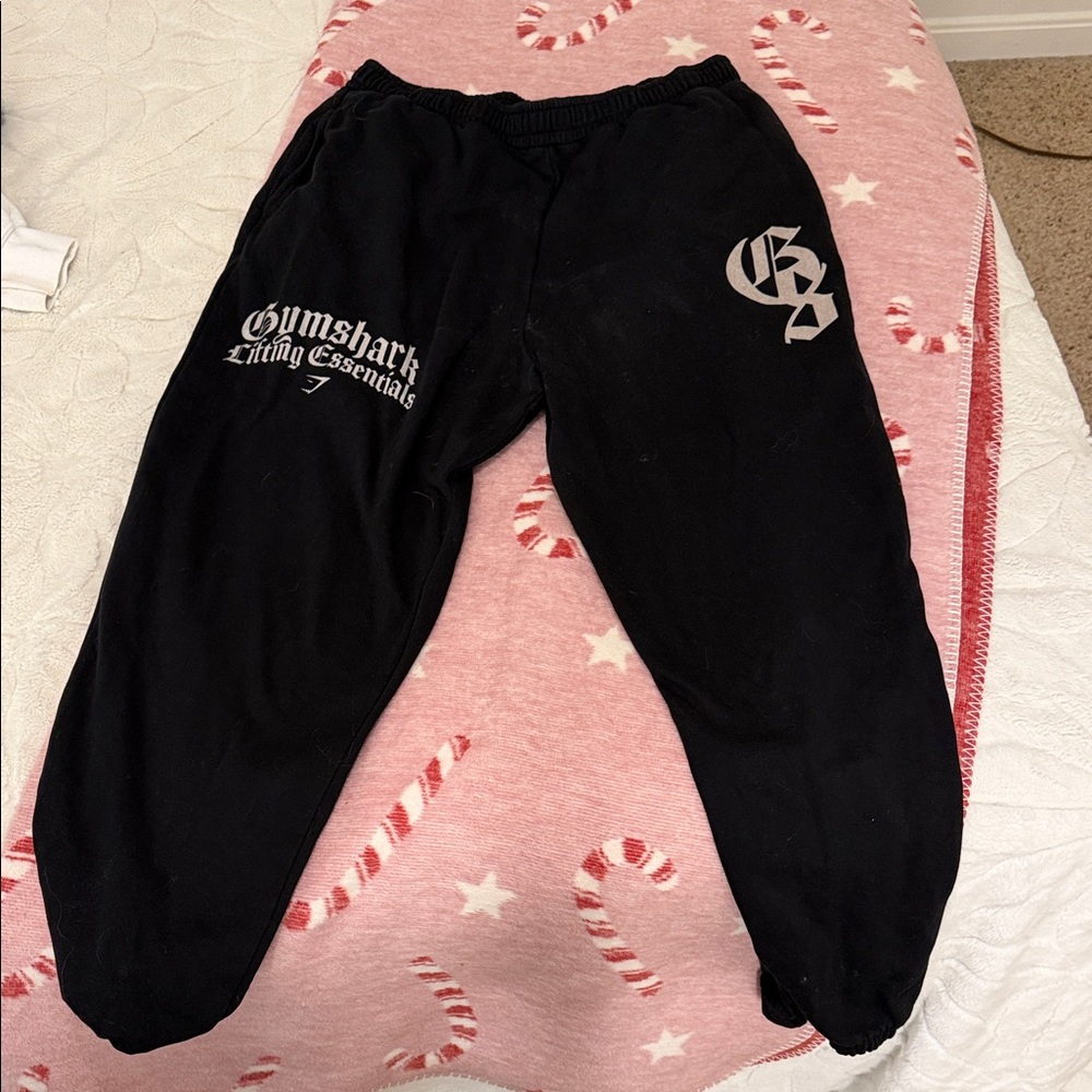 Gymshark Black Essentials Joggers